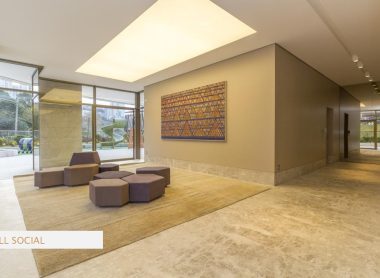 4 quartos_2 suites_2 Semi-suites_Varanda Gourmet_