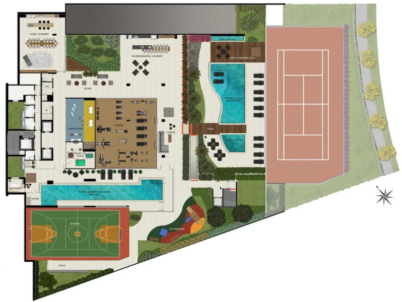 pilotis terceiro subsolo